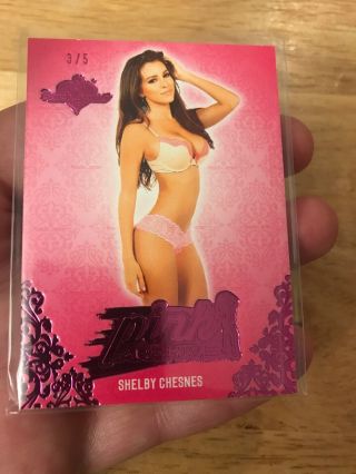 2015 Benchwarmer Pink Archive Premium Base Card Pink Shelby Chesnes 3/5