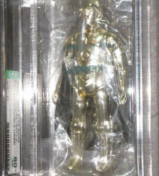 AFA 80,  NM 1982 Kenner Star Wars C - 3PO Action Figure Toy Doll Loose Bagged 7