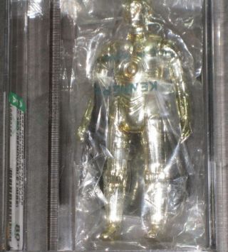 AFA 80,  NM 1982 Kenner Star Wars C - 3PO Action Figure Toy Doll Loose Bagged 8