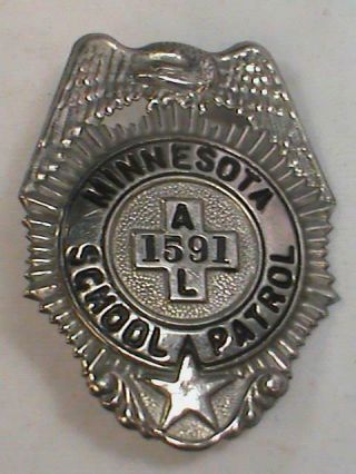 Rare Minnesota State School Boy Safety Patrol Badge Hard To Find L@@k