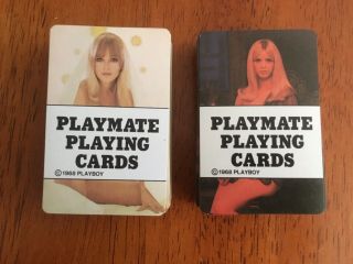1968 Playboy Playing Cards,  2 Decks