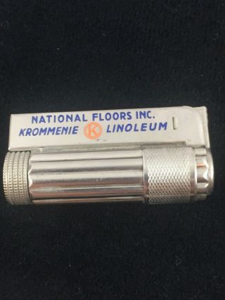 Vintage Imco Triplex Pocket Lighter - National Floors Inc.  Krommenie Linoleum