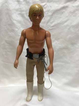 1978 Vintage Star Wars 12 " Luke Skywalker Action Figure With Belt & Hook