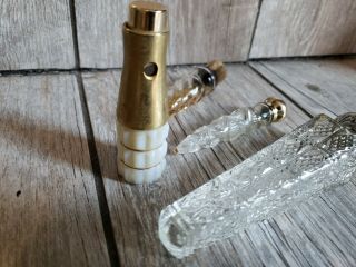 224 4 Vintage Antique Glass Scent Perfume bottle France 3