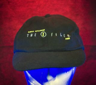 X - Files Crew Baseball Cap Hat 100th Episode Crew Mulder Scully