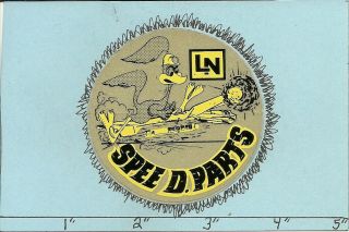 Lee Norse Spee D.  Parts Co - Hard Hat - Coal Mining Sticker - Decal " Rare " (1)