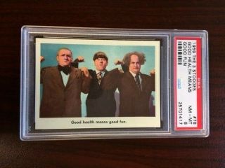 1959 The 3 Stooges 78 Good Health Means Good Fun Psa 8 " Look "