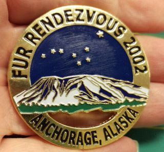 2002 Anchorage Alaska Fur Rondy Rendezvous Collectors Large Pin - Big Dipper