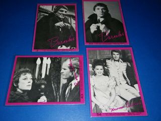 S 2,  23,  43,  & 54 1968 Vintage Dark Shadows Philadelphia Pink Border Gum Cards