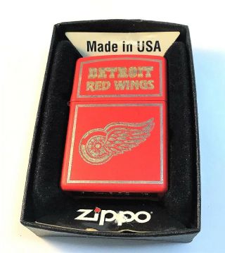 Red Wing Zippo Lighter Red Matte 233