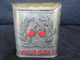 Vintage Twin Oaks Tobacco Mixture Smoking Tin 3