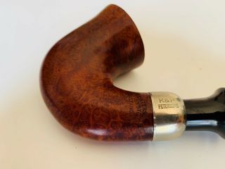 1990s Peterson System Standard Smooth XL305 Calabash Estate Pipe 4