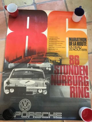 Porsche Poster 1986