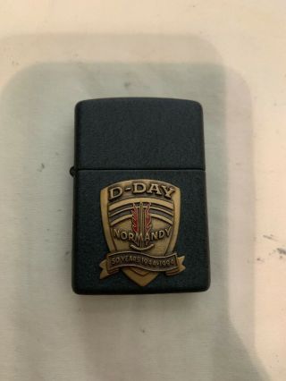 Limited Edition Zippo Lighter : D - Day Normandy 50 Years 1944 - 1994