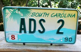 1990 South Carolina Vanity License Plate - Ads 2