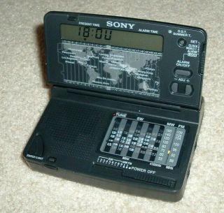 Vintage Sony Icf - Sw12 Worldband Shortwave Receiver - & Great