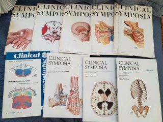9 Issues Clinical Symposia - Vintage 1957 - 1989