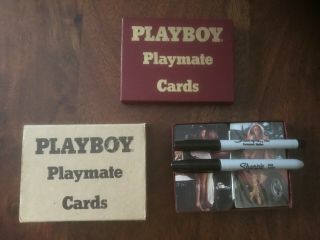 Vtg Playboy Playmate Centerfolds 1973 1 Decks 1 Opened Playing Cards