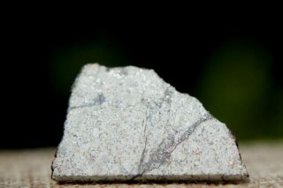 Vinales Meteorite 3.  2 gram part slice from Cuba L6 Chondrite Shock level 3 4
