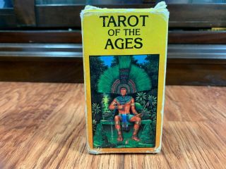 Tarot Of The Ages 78 Cards Deck Belgium Us Games Rare Vintage 1988 Mario Garizio