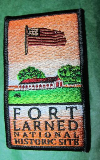Fort Larned National Historic Site Embroidered Patch Kansas Souvenir (144)