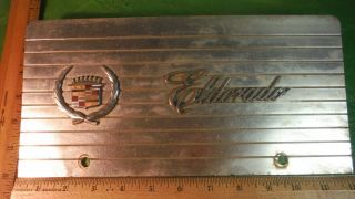 Ab24 Cadillac Eldorado Fuel Door Glove Box Emblems Vintage 1970 - 80s Eldorado