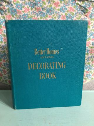 Vintage Better Homes And Gardens Decorating Book 1956 1950s Housewife Mcm Decor