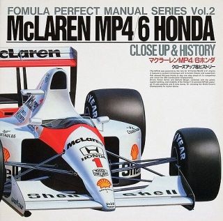 Maclaren Mp4/6 Honda Close Up & History Guide Book
