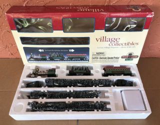 2000 Lemax Village Express Collectible Three Car Electric Train Track Indoor Set