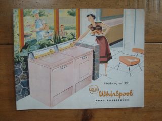 1957 Whirlpool Home Appliances Brochure