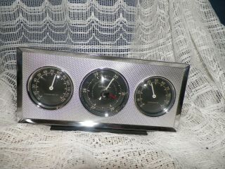 Vintage Airguide Weather Station Barometer Thermometer Hygrometer Visually Vgood