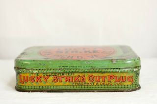 Vintage Lucky Strike Cut Plug Tobacco Tin 2