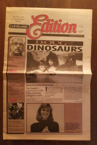 Mekons Home And Garden Cleveland Edition 11/30/89 Alternative Newspaper