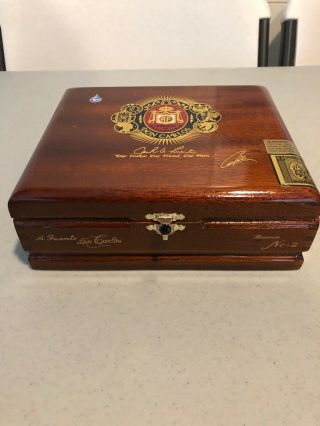 A.  Fuente Don Carlos No.  2 Cigar Box - Empty