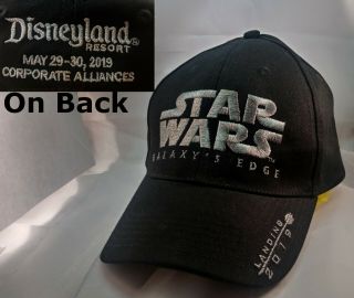 Corporate Preview Dated 5/29 - 30 Star Wars Galaxys Edge Baseball Hat Disneyland