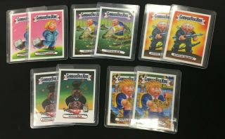 Gpk 2016 Topps " Presidential Candidate " 10 Sticker Set Complete Iowa Caucus