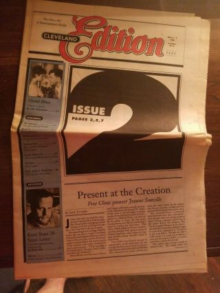 Cleveland Edition May 3 1990 Alternative Newspaper Kent State 20 Years Later