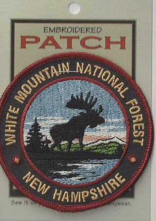 White Mountain National Forest Hampshire Souvenir Patch Nh007