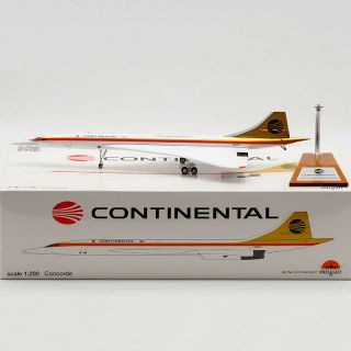 Inflight 1:200 Continental Airlines Concorde Diecast Aircarft Model N557co