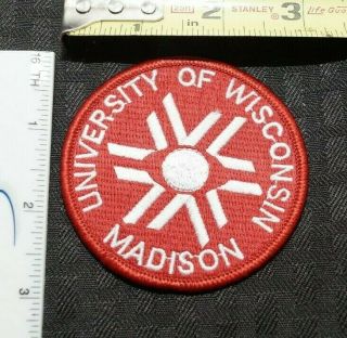 Vintage University Of Wisconsin Madison - Embroidered Sew On Patch -