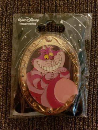 Wdi Mog Disney D23 Expo Cheshire Cat Portrait Frame Alice Wonderland Le 300 Pin