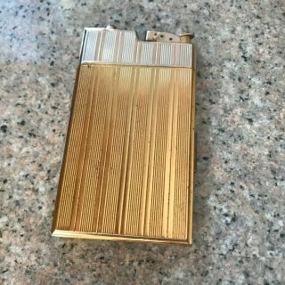 Vintage Evans Gold Tone Cigarette Lighter/Holder Combo 2