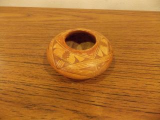 Antique Native American Hopi Indian Hand Coiled Nampeyo Pot 4 - 1/2 "