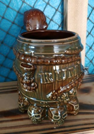 Forbidden Island Tiki Lounge Octopus Rum Barrel Mug By Doug Horne