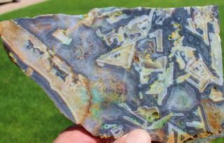 Wyloo Crystal Agate,  Rock,  Mineral,  Cab,  Slab,  Lapidary,  230 Grams