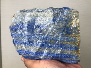 Aaa Top Quality Solid Lapis Lazuli Rough 6 Lbs - From Afghanistan