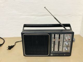 Vintage Ge General Electric 4 Band Receiver Tv/wb/am/fm Radio 7 - 2945a Tv Sound