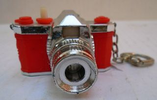 Vintage Rome Italy Miniature Stanhope Red Camera Photo Viewfinder Souvenir