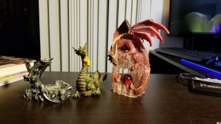 3 Dragon Figurines