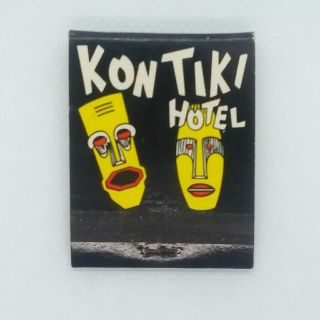Rare And Vintage Kon Tiki Hotel Matchbook Unstruck Phoenix